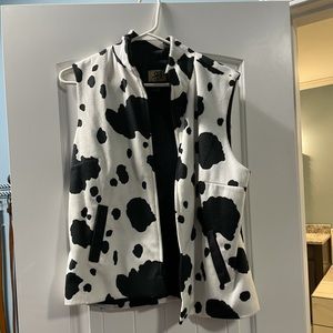 Size 10 Cow Print Vest